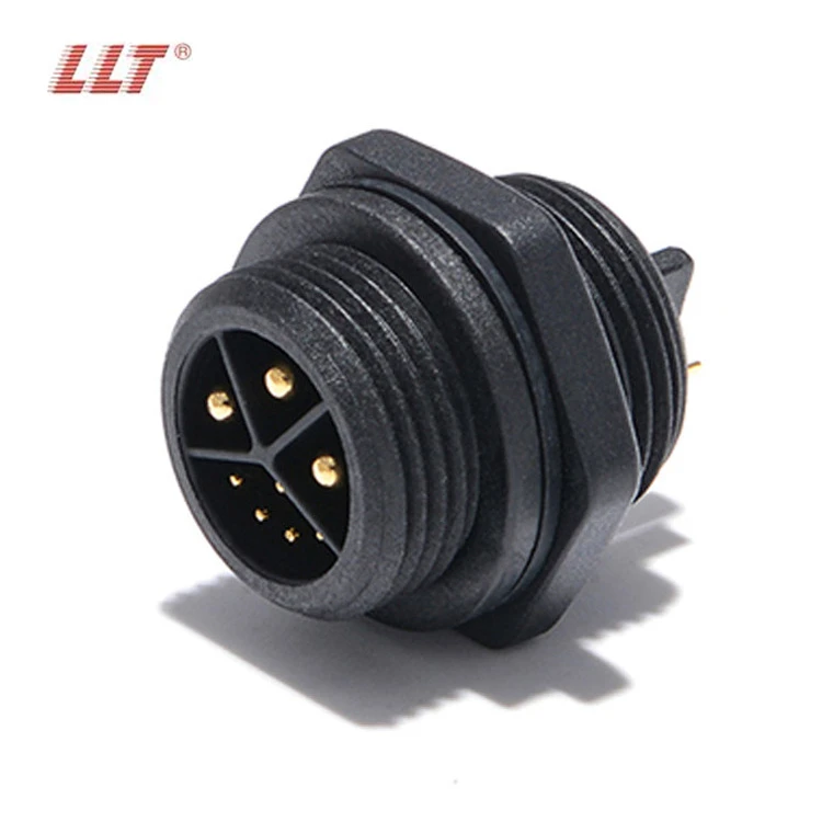 M19 3+5 Pin Threaded Field-Wireable Waterproof Connector | 20A Hybrid Circular Connector for BLDC Servo Motors, Robot Joints & 48V Drive Modules detail 4