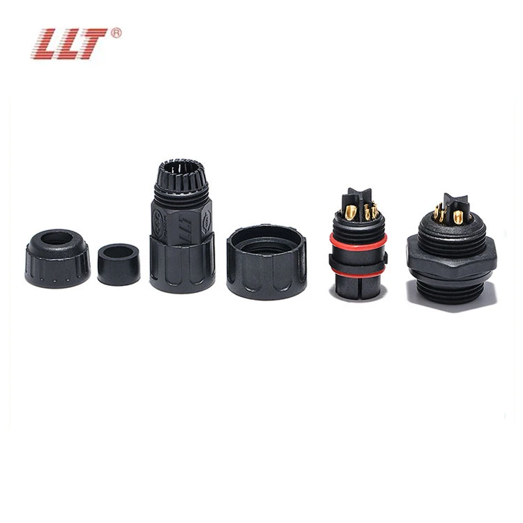 M19 3+5 Pin Threaded Field-Wireable Waterproof Connector | 20A Hybrid Circular Connector for BLDC Servo Motors, Robot Joints & 48V Drive Modules detail 5