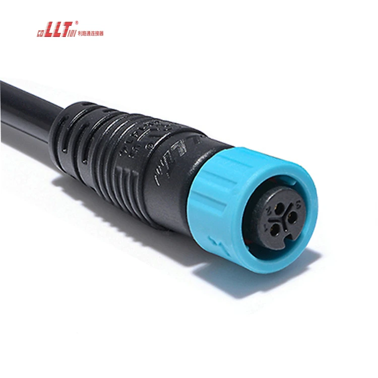 LLT IP67 Waterproof Electrical Cable 3Poles Waterproof Terminal Plug Block Butt detail 4
