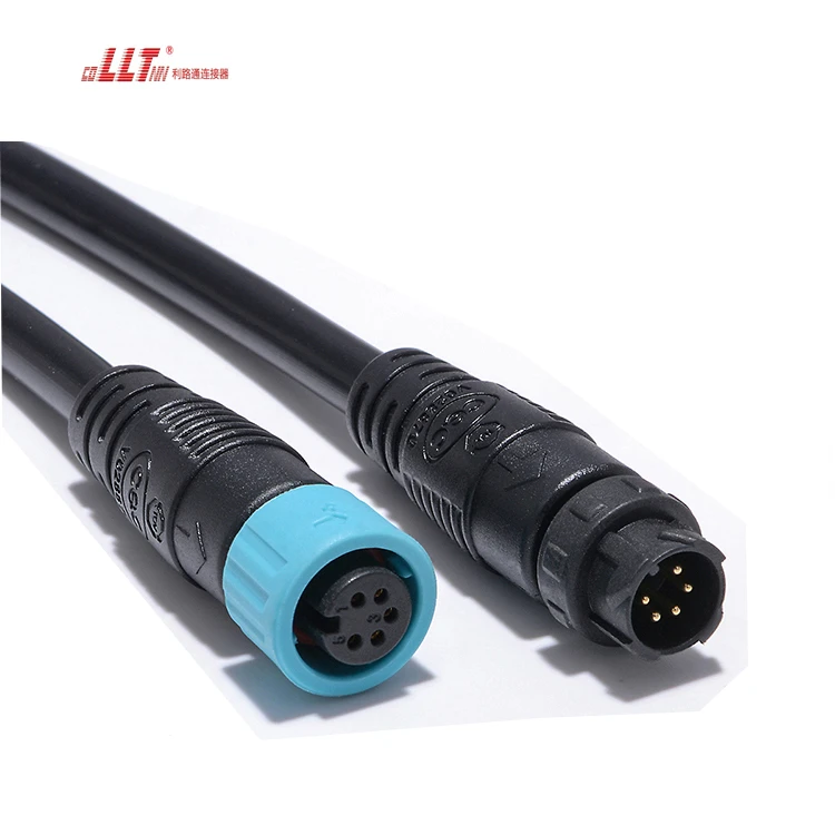 LLT 5pin Wire Connector M12 Network Cable Low Voltage Connector
