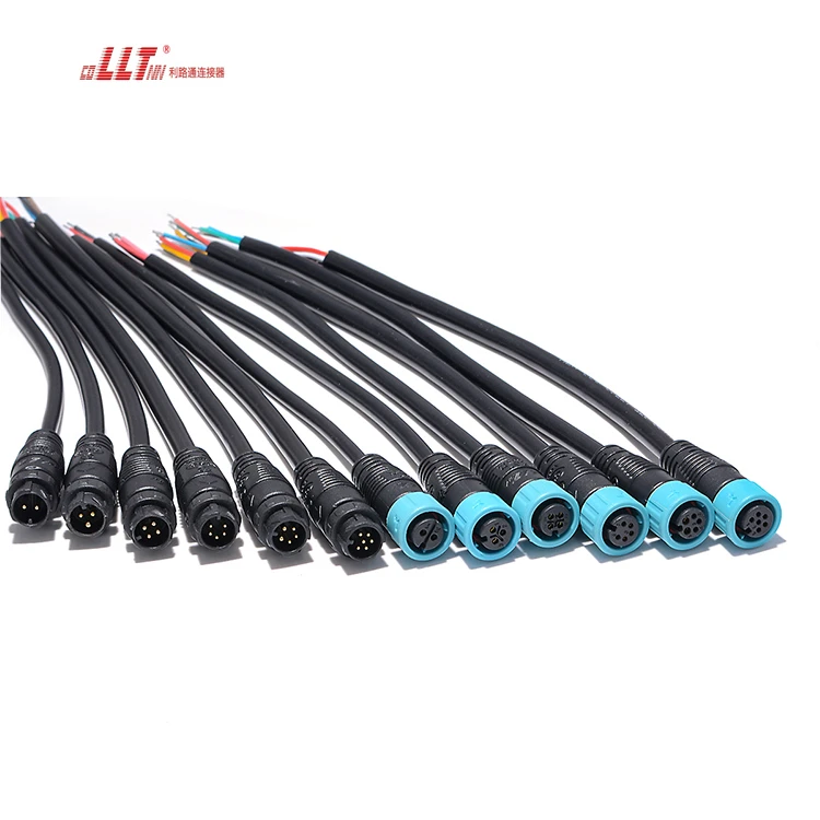 LLT 5pin Wire Connector M12 Network Cable Low Voltage Connector detail 2