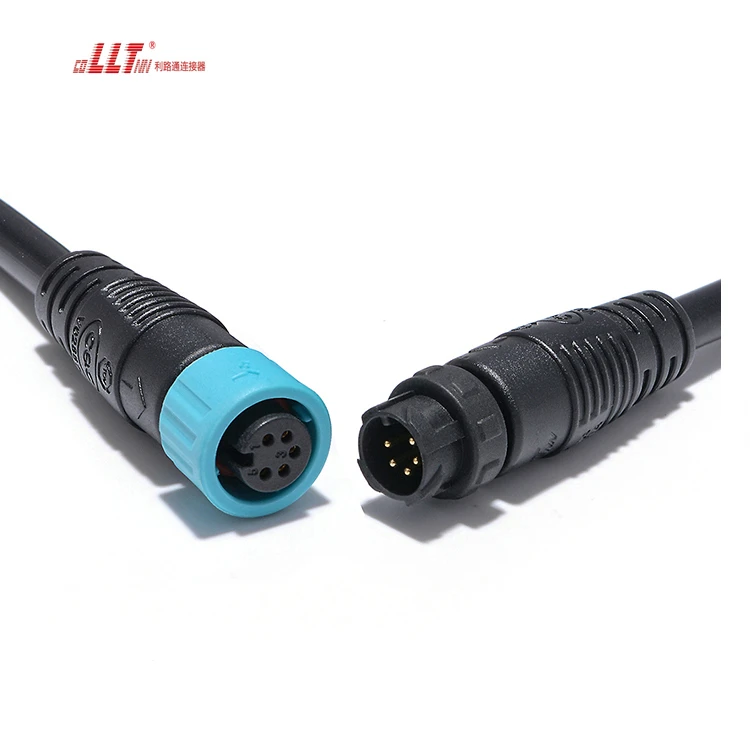 LLT 5pin Wire Connector M12 Network Cable Low Voltage Connector detail 3