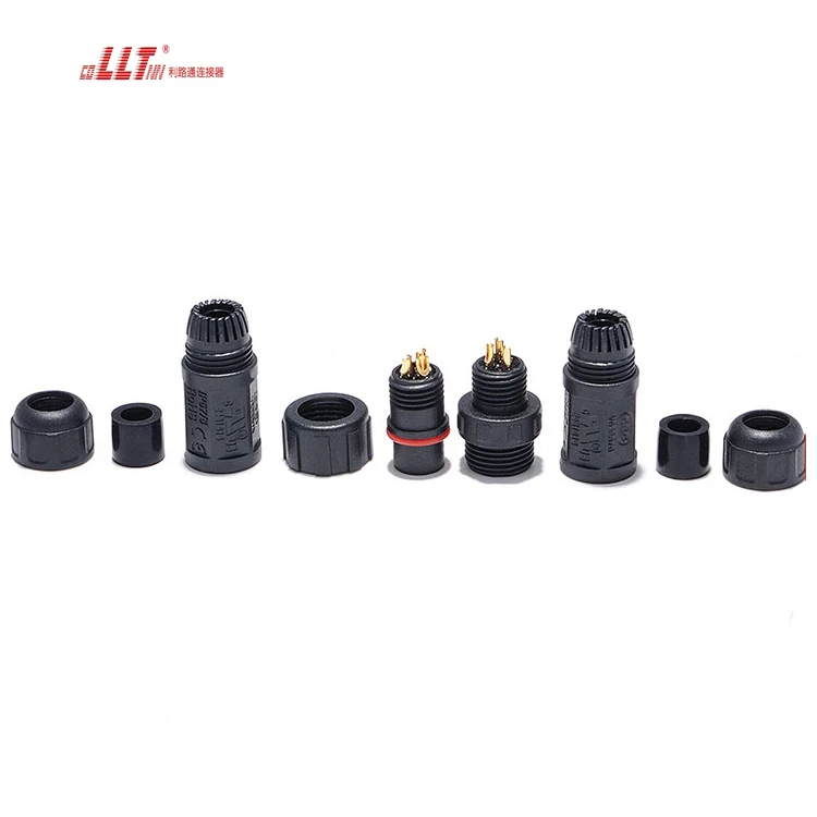 LLT Factory Mini Sensor 3pin M12 Thread Lock  IP68 Waterproof Solder Wire Video connector detail 4