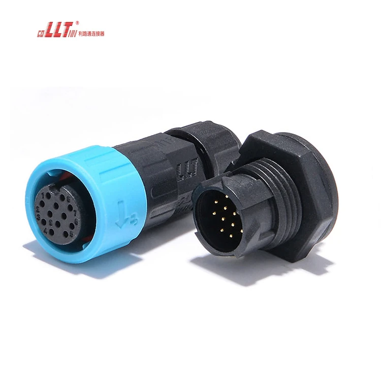 electrical multi 12pin M16 waterproof data connector thumbnail