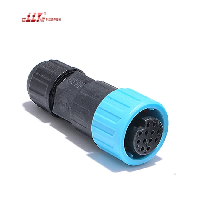 electrical multi 12pin M16 waterproof data connector detail 5