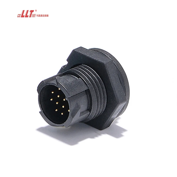 electrical multi 12pin M16 waterproof data connector detail 6