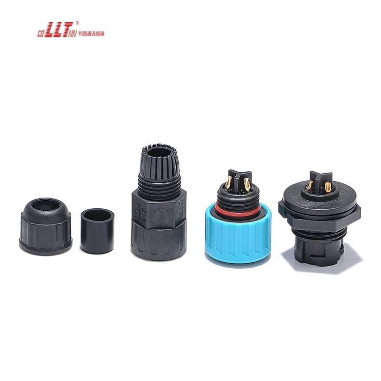 3 Pin Electrical Panel M16 Female Male Terminal Automotive Panel Connectors detail 3