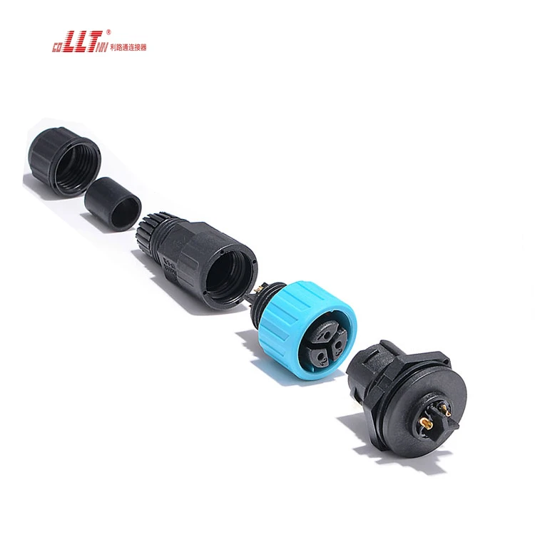 3 Pin Electrical Panel M16 Female Male Terminal Automotive Panel Connectors detail 4