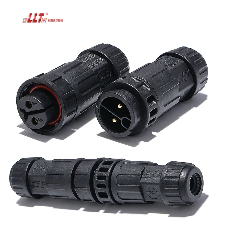 M19-2pin 20A bayonet lock male female connector thumbnail