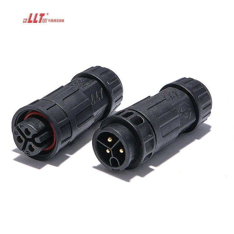 3pin M19 bayonet IP68 waterproof connector thumbnail