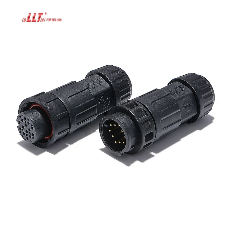 LLT Connector multi-pin 10pin M19 led light bayonet assembly connector