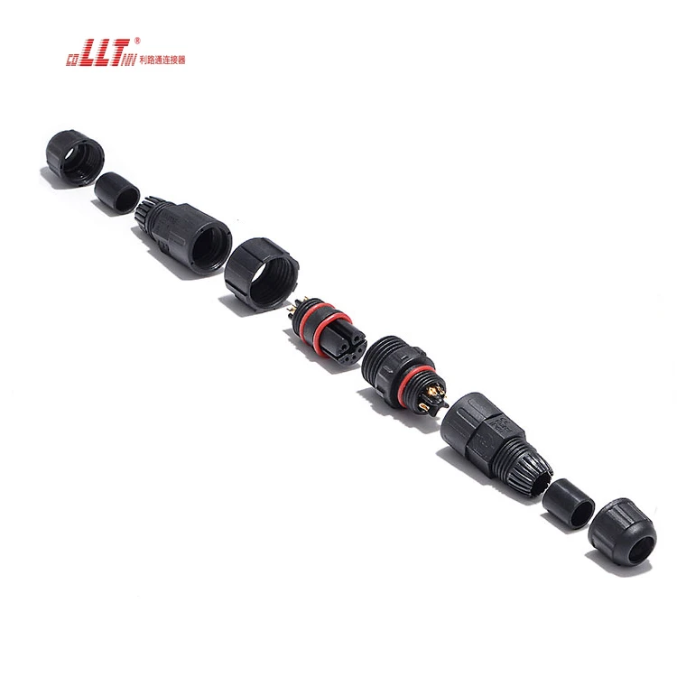 M16 2+3pin composed power signal Data male female assembly connector detail 2