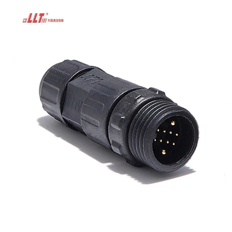 LLT M16 300V+60V 2+3 Pin IP68 Waterproof Electrical Wire Connector Nylon Male Female Waterproof Plug Cable Connector detail 7