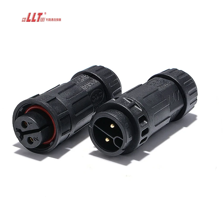 LLT Connector 2pin M19 IP68 Electrical Cable Waterproof Connector thumbnail