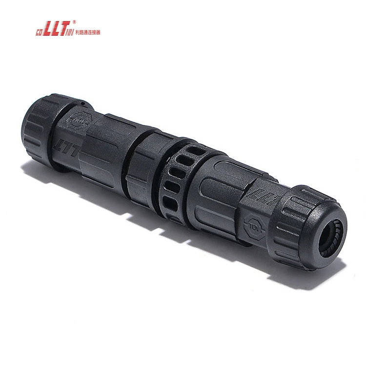 LLT 4pin M19 Plastic Insulation IP68 Waterproof Electrical Wire Power Connector detail 5