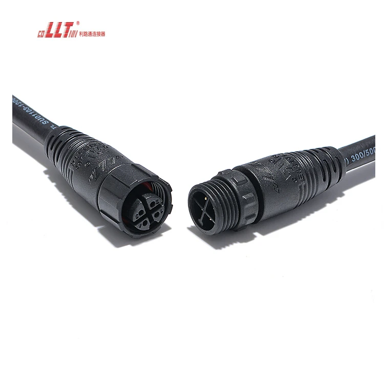 M16 LLT 4pin Inverter IP67 Waterproof Wall Washer Cable Connector detail 2
