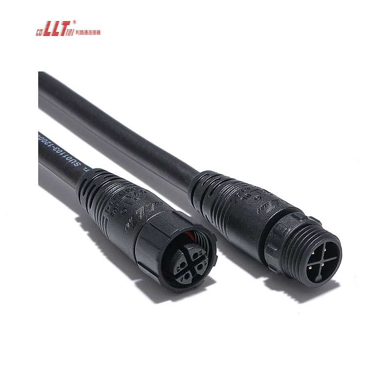 M16 LLT 4pin Inverter IP67 Waterproof Wall Washer Cable Connector detail 3