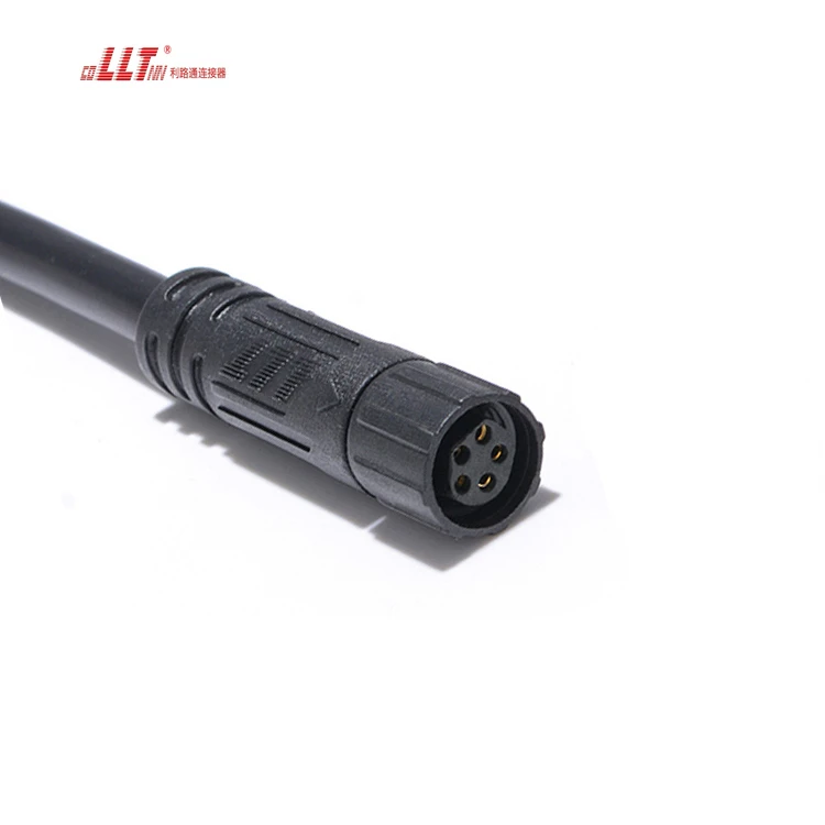 LLT Factory 5pin M8 Led Strip Light signal Data Plastic Cable Connector detail 3