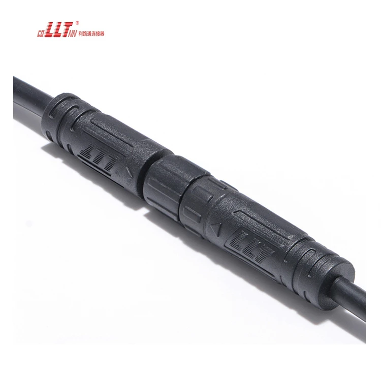 LLT Factory 5pin M8 Led Strip Light signal Data Plastic Cable Connector detail 6
