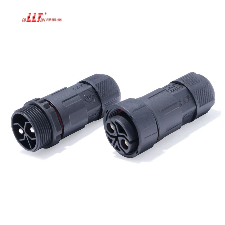LLT Factory 2pin M29 Large Power 50A 600V Electrical Led Light Connector 2 3 4 Pin IP68 Waterproof Connector detail 4