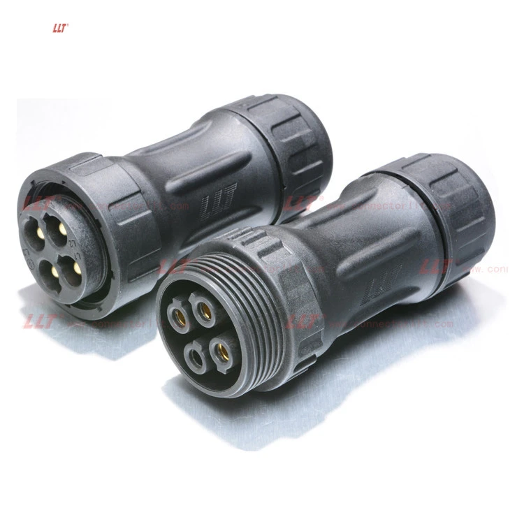 LLT Large Power M45 4pin Screw Wire 80A 600V 2pin 3pin 4pin Electrical Assembly Connector thumbnail