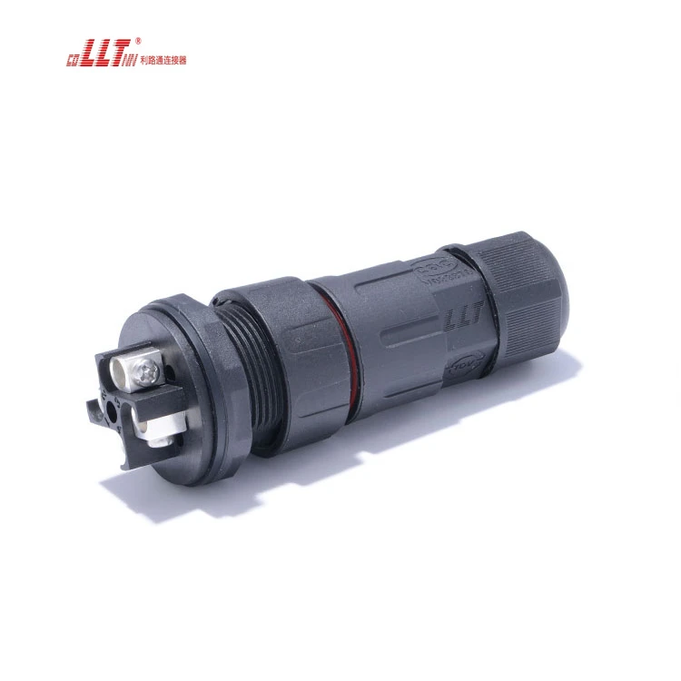 LLT 4pin M29 50A Electrical Panel 4 Pin Power IP68 Waterproof Panel Connector detail 4