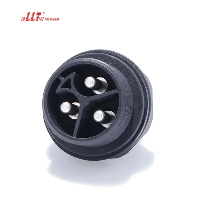LLT 50A Panel Mount M29 Electrical Ip68 Waterproof 3pin Connector detail 2
