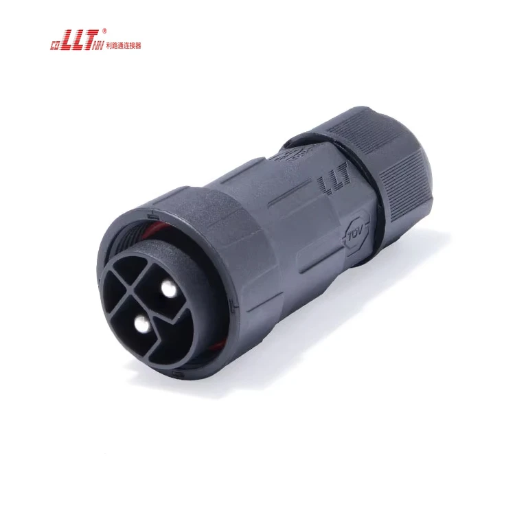 LLT M29 2pin rear female 50A Ip68 waterproof socket and plug detail 4