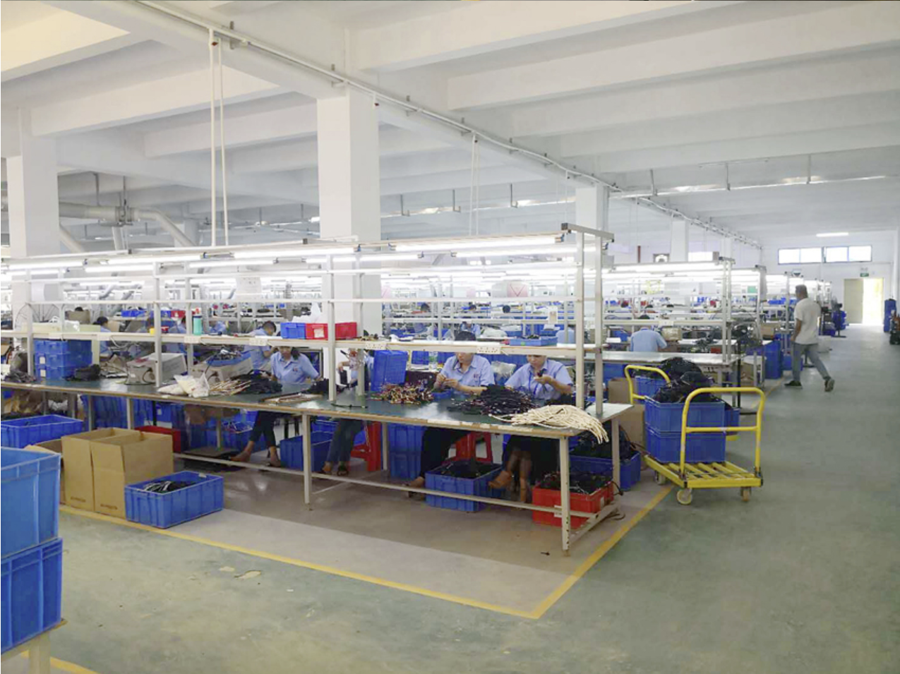 Waterproof Connector Assembly and Potting Production Line